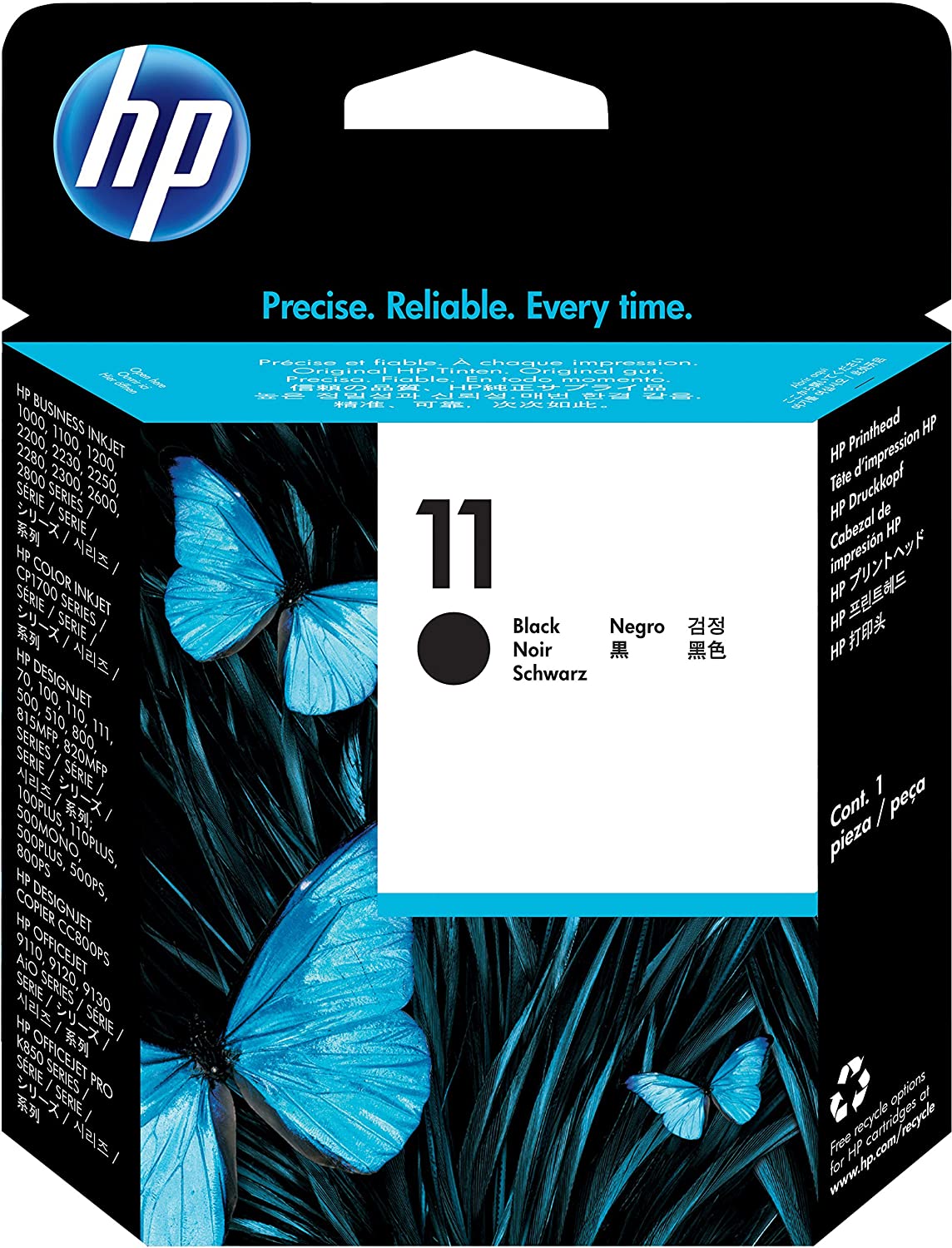 Genuine HP 11 Black Printhead C4810A