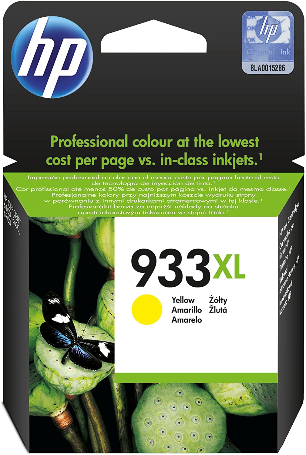 Genuine HP 933XL Yellow Ink Cartridge CN056AE