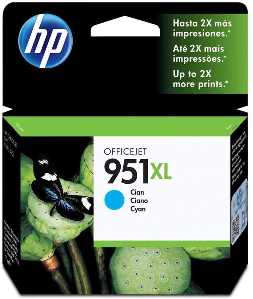 Genuine HP 951XL High Capacity Cyan Ink Cartridge CN046AE