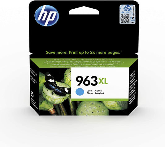 Genuine HP 963XL Cyan Ink Cartridge 3JA27AE