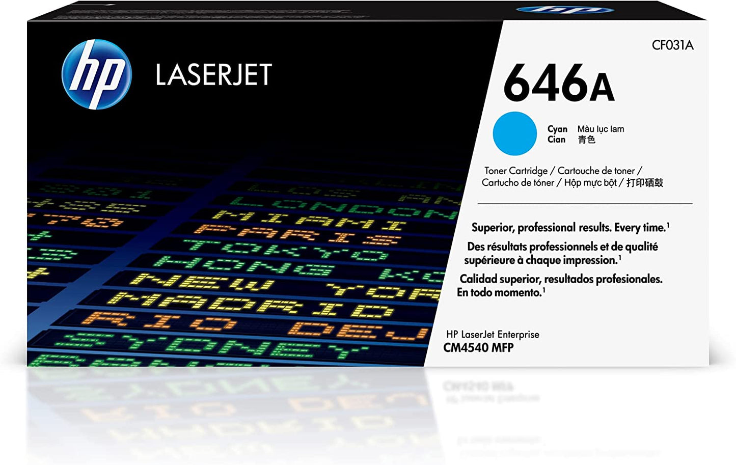 Genuine HP CF031A (646A) Cyan Printer Toner Cartridge