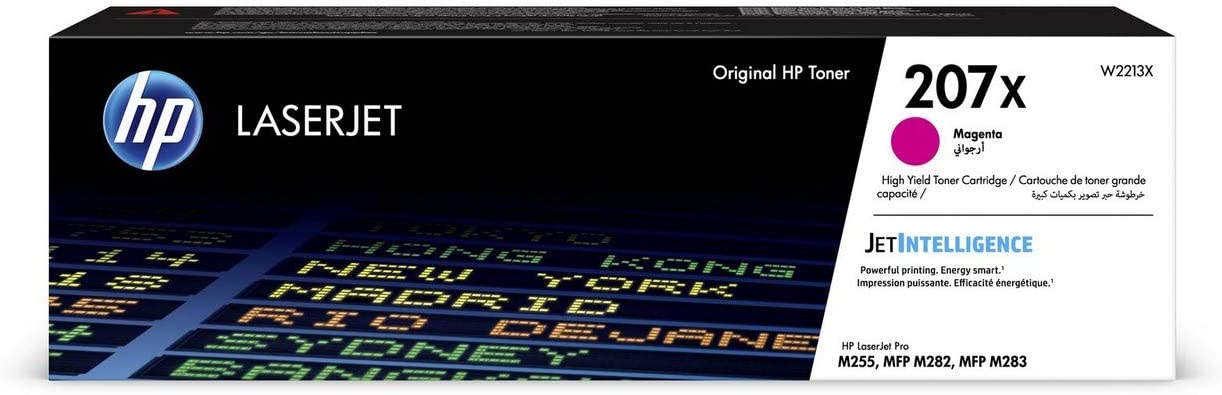 Genuine HP W2213X (207X) Magenta High Yield Printer Toner Cartridge