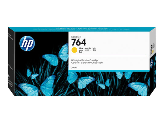Genuine HP 764 Yellow Ink Cartridge C1Q15A 300ml