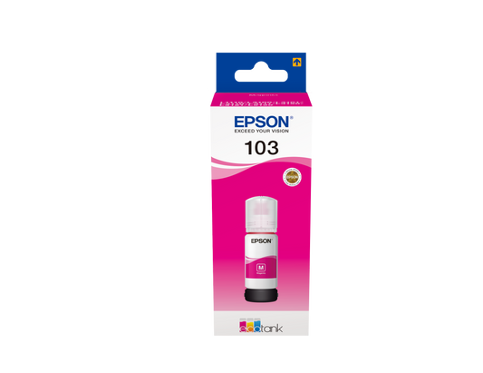 Genuine Epson 103 Magenta Ink Bottle