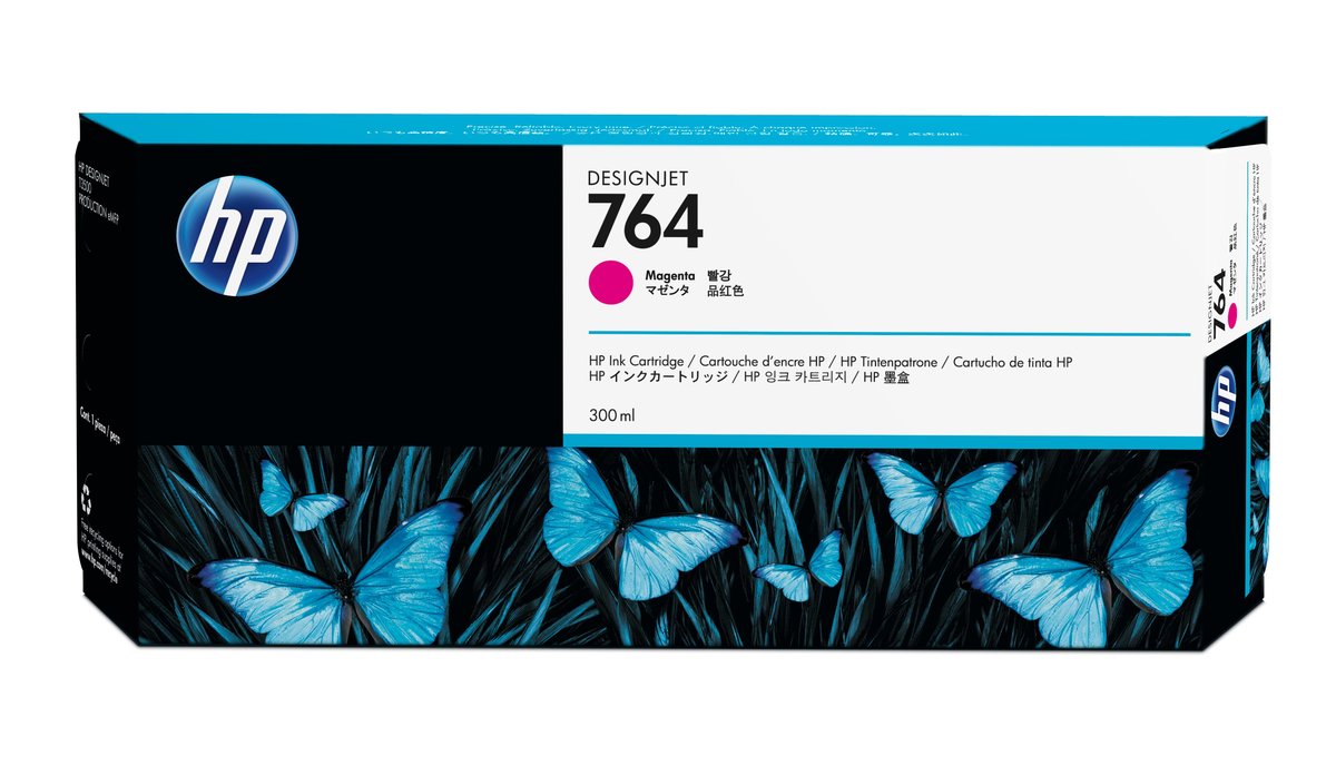 Genuine HP 764 Magenta Ink Cartridge C1Q14A