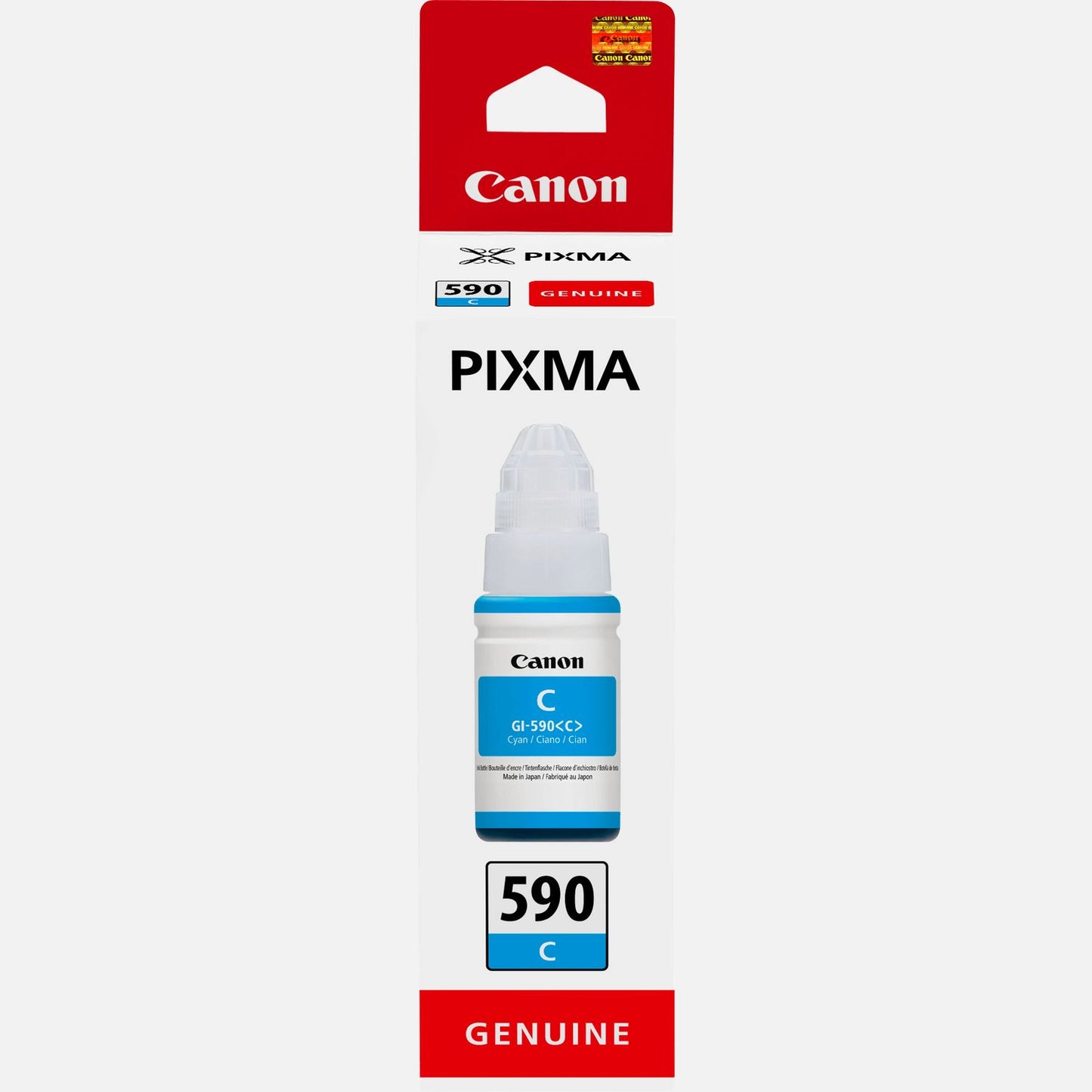 Genuine Canon GI-590 Cyan Ink Bottle 1604C001