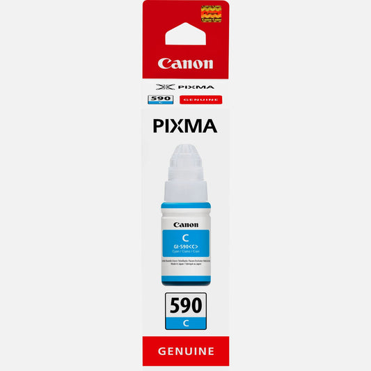 Genuine Canon GI-590 Cyan Ink Bottle 1604C001