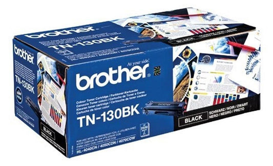 Genuine Brother TN130BK Black Printer Toner Cartridge