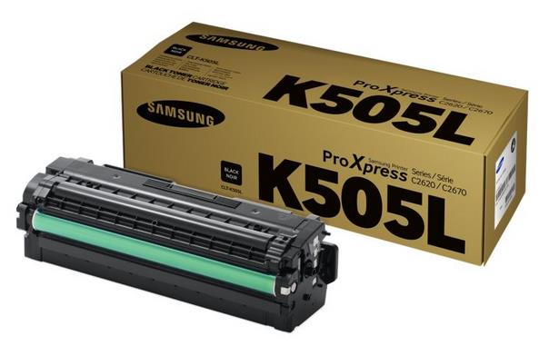 Genuine Samsung CLT-K505L (SU168A) Black Toner Cartridge (VAT included)