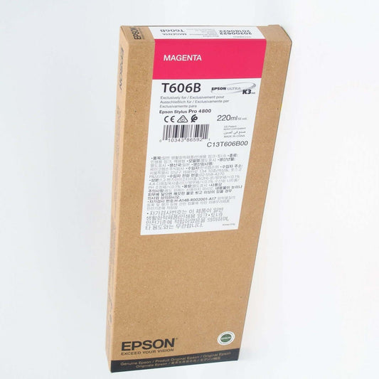 Genuine Epson T606B Magenta Ink Cartridge