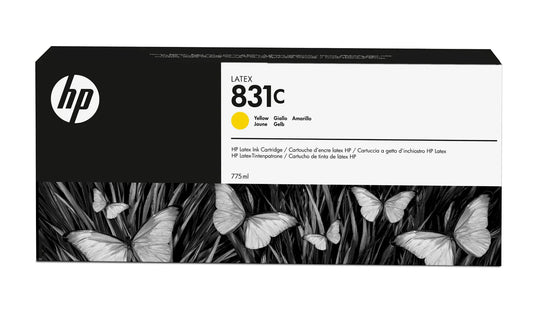 Genuine HP 831C Latex Ink Cartridge Yellow 775ml CZ697A