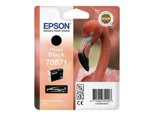 Genuine Epson T0871 Photo Black Ink Cartridge