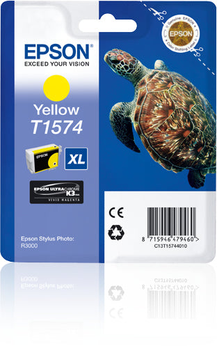 Genuine Epson T1574 Yellow Ink Cartridge