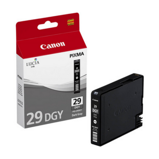 Genuine Canon PGI-29 Dark Grey Ink Cartridge 4870B001