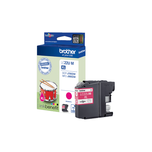 Genuine Brother LC22UM Magenta Ink Cartridge