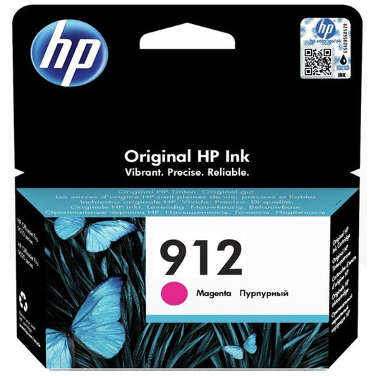 Genuine HP 912 Magenta Ink Cartridge 3YL78AE