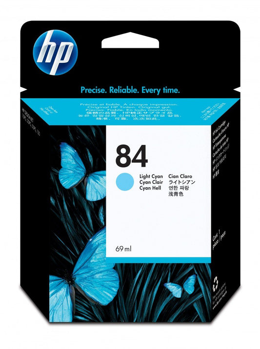 Genuine HP 84 Light Cyan Ink Cartridge C5017A