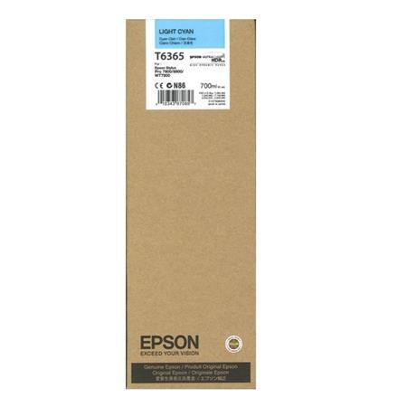 Genuine Epson T6365 Light Cyan Ink Cartridge