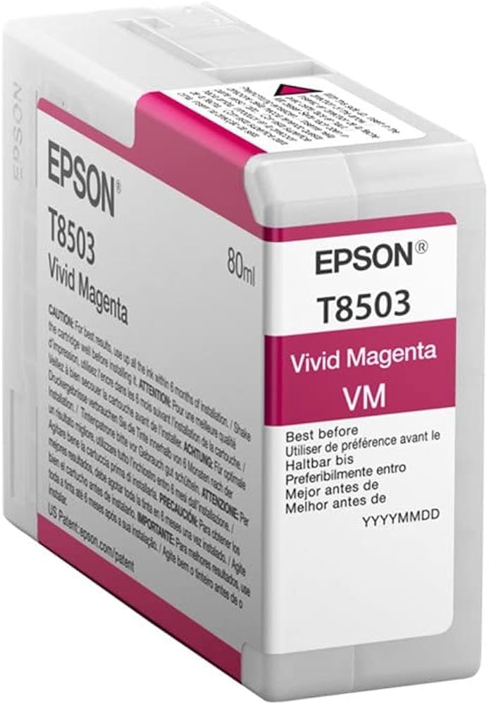 Genuine Epson T8503 Vivid Magenta Ink Cartridge