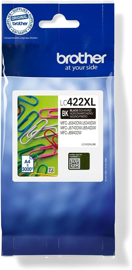 Genuine Brother LC422XL Black Ink Cartridge