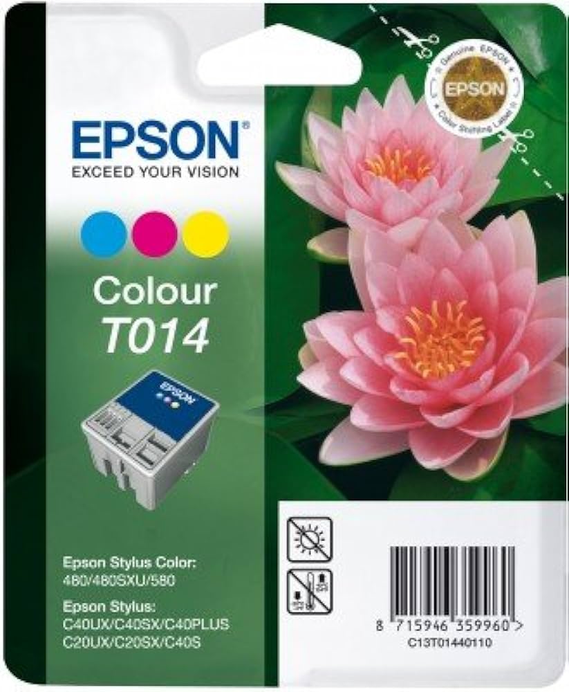 Genuine Epson T014 Colour Ink Cartridge