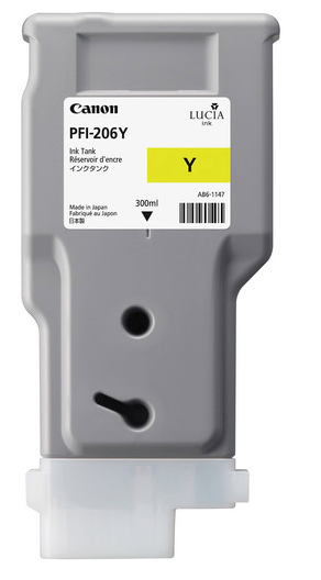 Genuine Canon PFI-206Y Yellow Ink Cartridge 5306B001