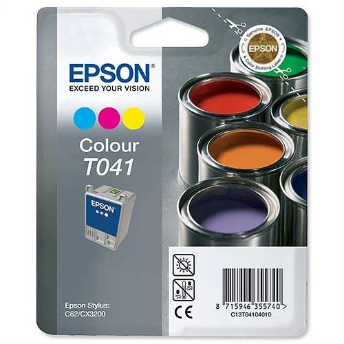Genuine Epson T041 Colour Ink Cartridge