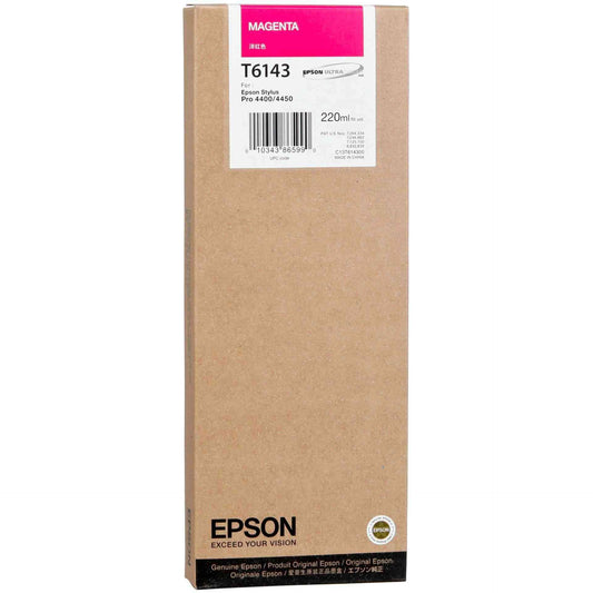 Genuine Epson T6143 Magenta Ink Cartridge C13T614300