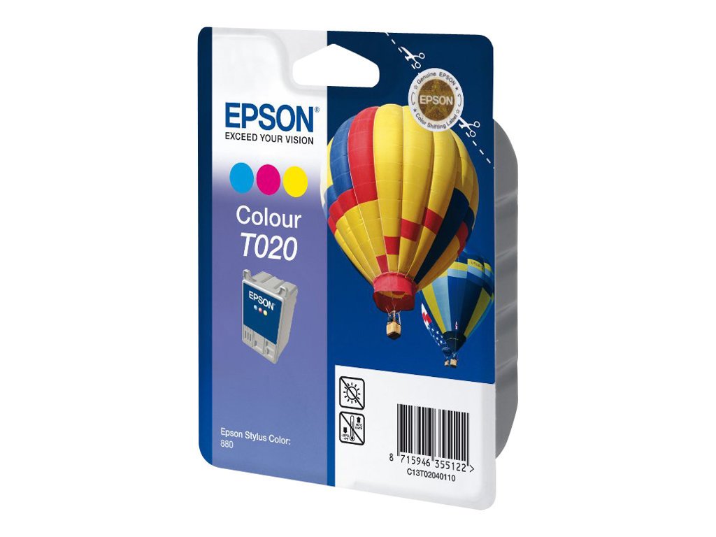 Genuine Epson T020 Colour Ink Cartridge