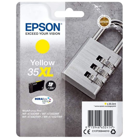 Genuine Epson 35XL Yellow Ink Cartridge