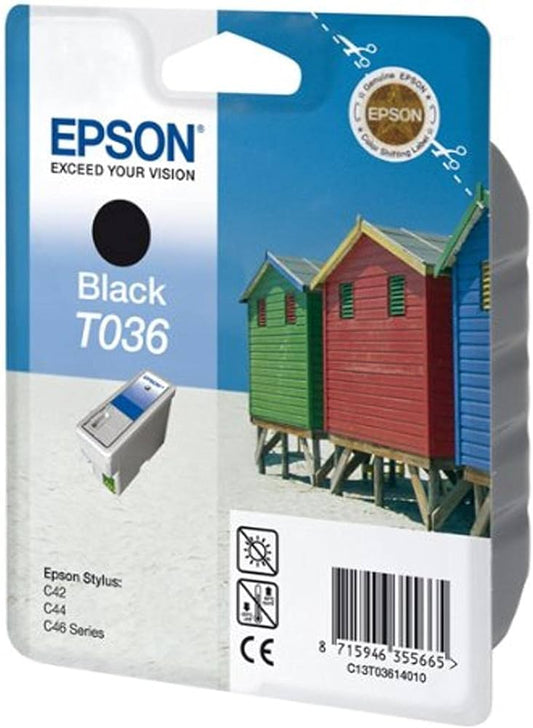 Genuine Epson T036 Black Ink Cartridge