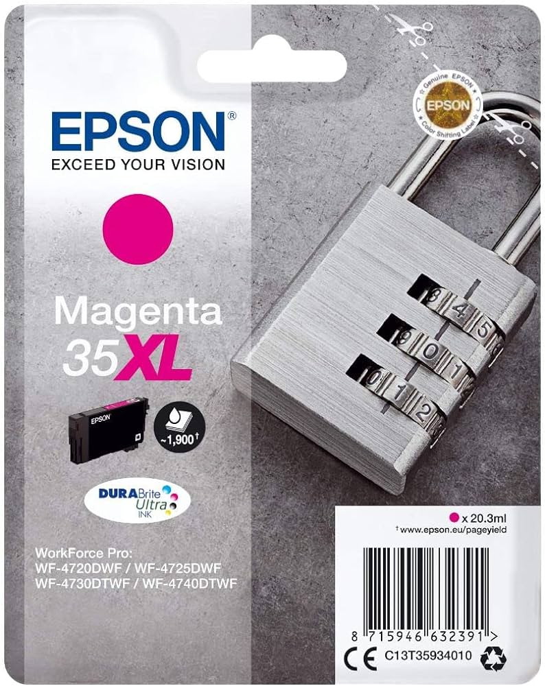 Genuine Epson 35XL Magenta Ink Cartridge