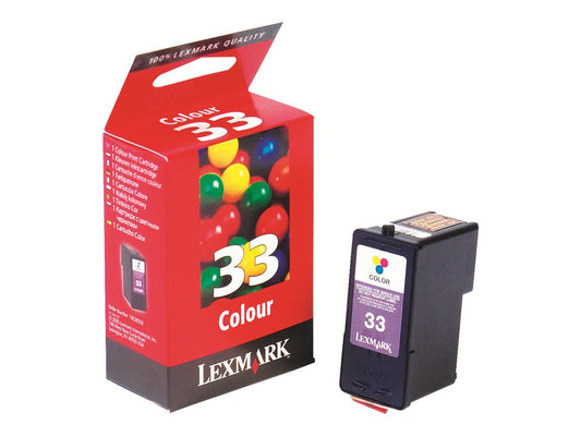 Genuine Lexmark 33 Colour Ink Cartridge