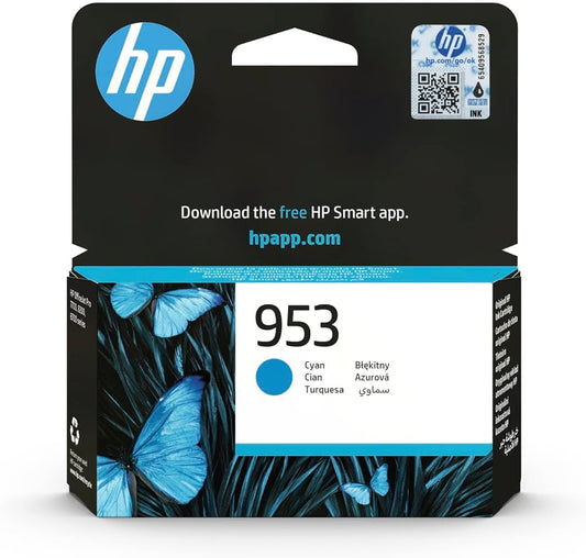 Genuine HP 953 Cyan Ink Cartridge
