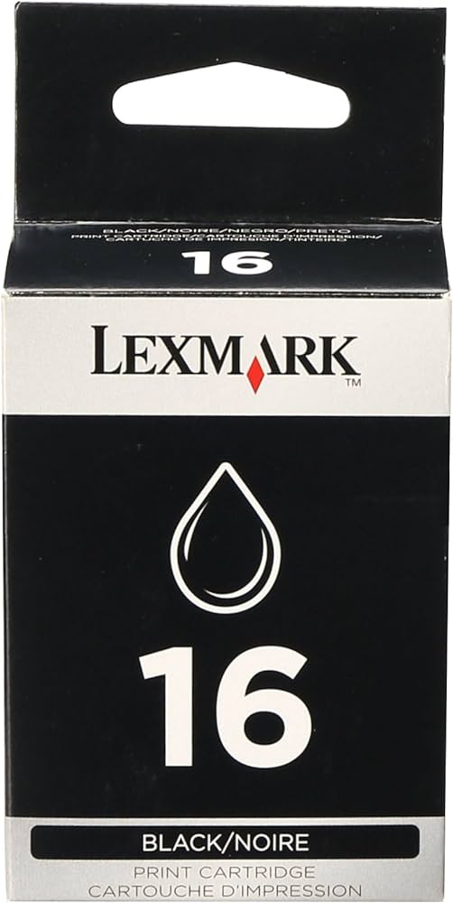 Genuine Lexmark 16 Black Ink Cartridge – Ink Robot