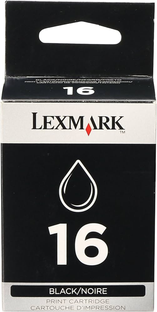 Genuine Lexmark 16 Black Ink Cartridge