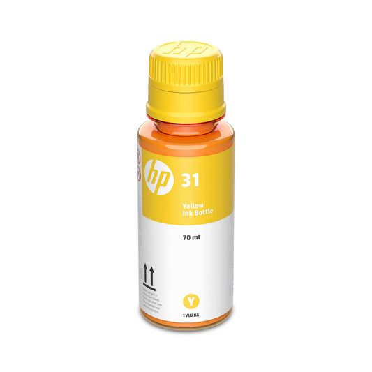 Genuine HP 31 Yellow Ink Bottle 1VU28A