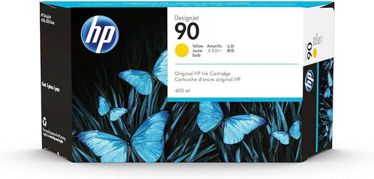 Genuine HP 90 Yellow Ink Cartridge C5065A 400ml