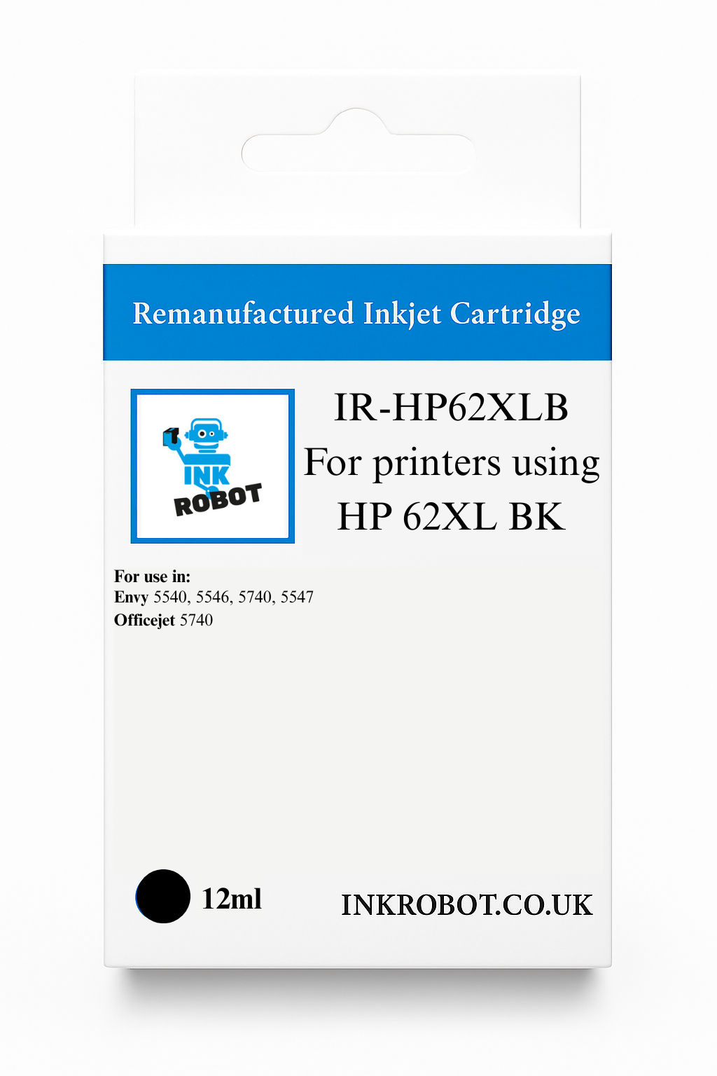 Remanufactured HP 62XL Black Ink Cartridge C2P05AE
