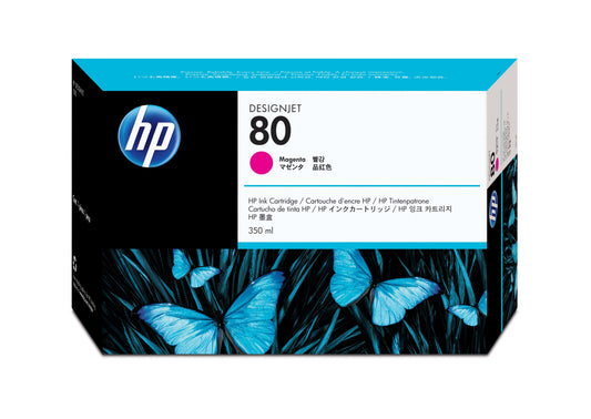 HP 80 Magenta Ink Cartridge C4847A 350ml