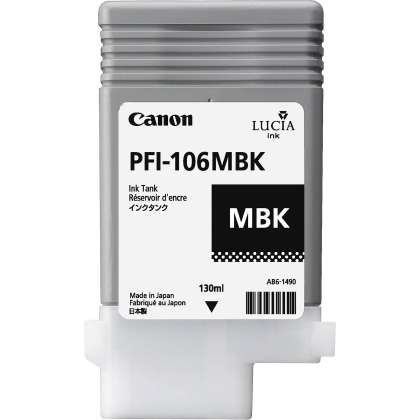 Genuine Canon PFI-106MBK Matte Black Ink Cartridge ‎6620B001