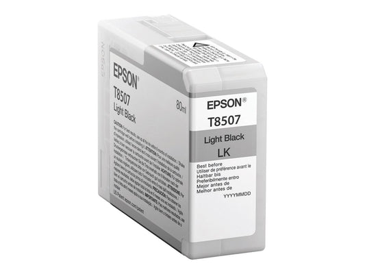 Genuine Epson T8507 Light Black Ink Cartridge
