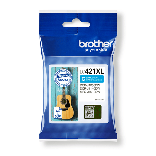 Genuine Brother LC421XL Cyan Ink Cartridge