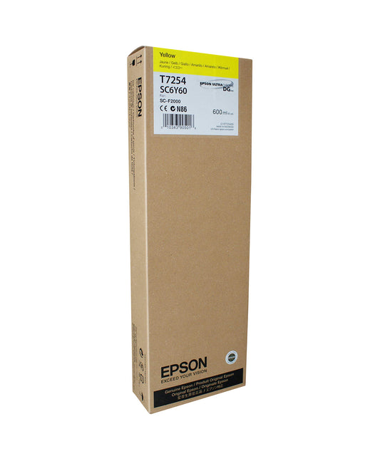 Genuine Epson T7254 Yellow Ink Cartridge