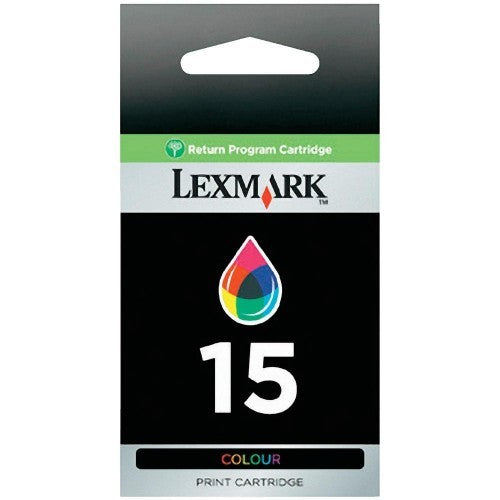 Genuine Lexmark 15 Colour Ink Cartridge