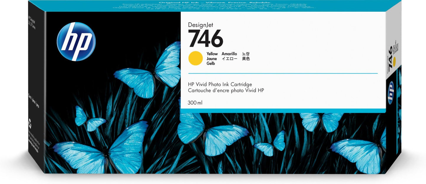 Genuine HP 746 Yellow Ink Cartridge P2V79A