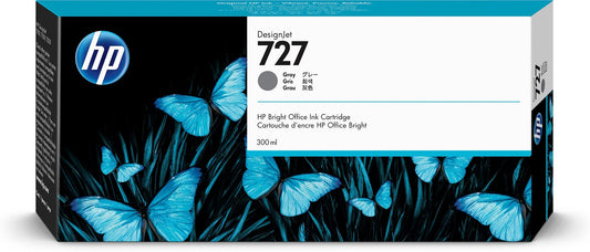 Genuine HP 727 Gray High Capacity Ink Cartridge F9J80A