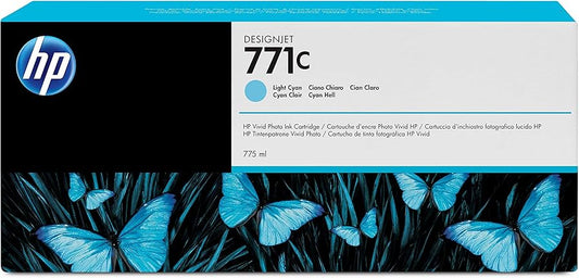 Genuine HP 771c Light Cyan Ink Cartridge B6Y12A