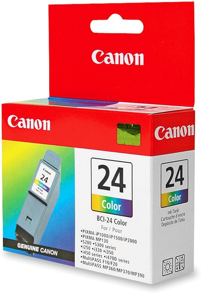 Genuine Canon BCI-24 Colour Ink Cartridge 6882A026AA