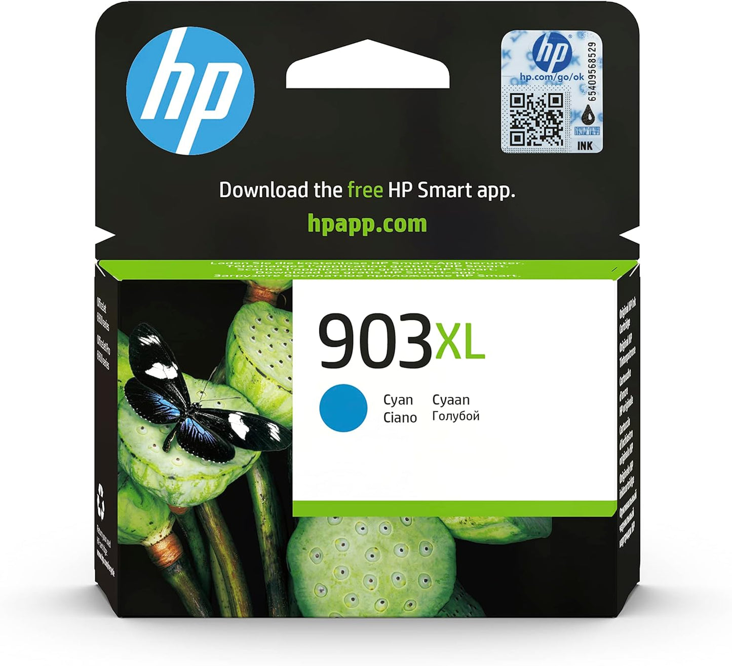 Genuine HP 903XL Cyan Ink Cartridge T6M03AE